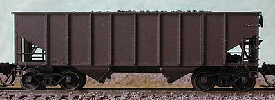 Bluford Shops 65000 N Scale 8-Panel 2-Bay Open Hopper with Load - Ready to Run -- Undecorated