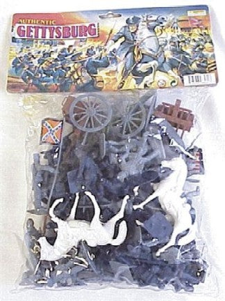 Playsets 98531 54mm Gettysburg Union/Confederate Figure Playset (50pcs) (Bagged) (Americana)