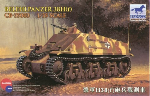Bronco Models 35003 1/35 WWII German 39H Befehlpanzer Observation Vehicle
