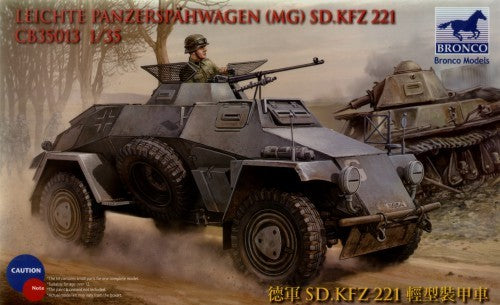 Bronco Models 35013 1/35 SdKfz 221 Light Armored Recon Vehicle