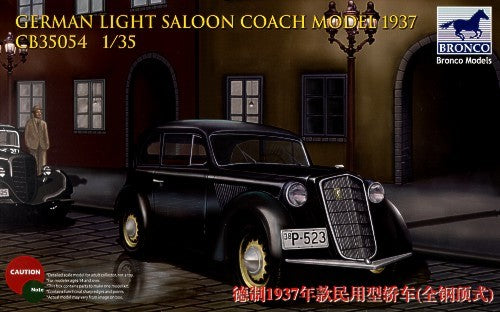 Bronco Models 35054 1/35 1937 German Light Saloon (Opel Olympia) Civilian Version Car