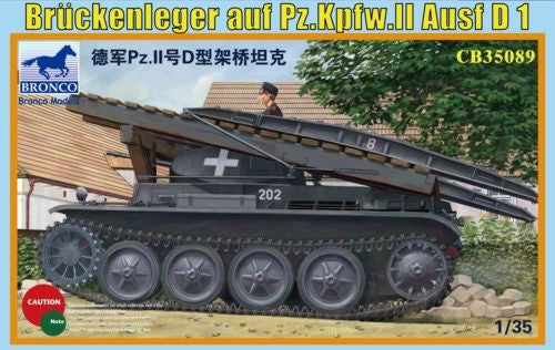 Bronco Models 35089 1/35 German Auf PzKpfw II Ausf D1 Bridgelayer Vehicle
