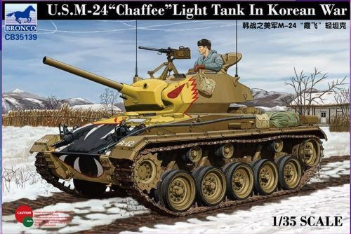 Bronco Models 35139 1/35 US M24 Chaffee Light Tank Korean War