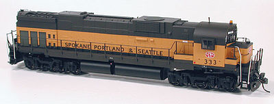 Bowser 24407 HO Scale Alco C636 - Standard DC - Executive Line -- Spokane, Portland & Seattle #331 (Pullman Green, yellow)