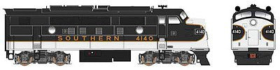 Bowser 24592 HO Scale EMD F3A - Standard DC - Executive Line -- Southern Railway #4135 (Tuxedo, black, white)