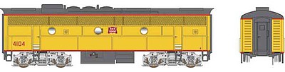 Bowser 24599 HO Scale EMD F3B - Standard DC - Executive Line -- Rock Island #4104 (Ex-UP, Armour Yellow, gray)