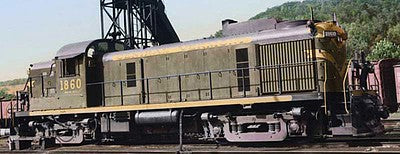 Bowser 24645 HO Scale Alco RS3 w/LokSound & DCC -- Central Vermont #1859 (green, yellow, black)