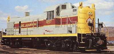Bowser 24649 HO Scale Alco RS3 - Standard DC -- Erie Lackawanna #1057 (gray, maroon, yellow)