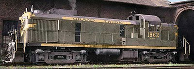 Bowser 24653 HO Scale Alco RS3 w/LokSound & DCC -- Grand Trunk Western #1861 (green, yellow)