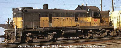 Bowser 24692 HO Scale Alco RS3 w/LokSound & DCC -- Spokane, Portland & Seattle #90 (Pullman Green, yellow)