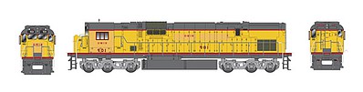 Bowser 24743 HO Scale Alco C630 w/Tri-Mount Trucks - Standard DC - Executive Line -- Duluth, Missabe & Iron Range #900 (Ex-UP, Armour Yellow, gray red)