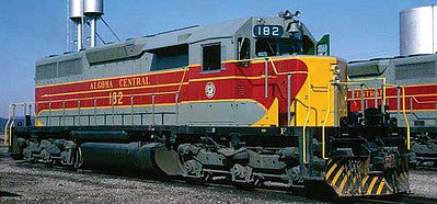 Bowser 24884 HO Scale GMD SD40 - Standard DC - Executive Line -- Algoma Central 181 (gray, maroon, yellow)