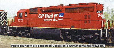 Bowser 24901 HO Scale GMD SD40 - LokSound & DCC - Executive Line -- Canadian Pacific 5404 (ex-QNSL, red, Dual Flag Logo)