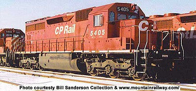 Bowser 24906 HO Scale GMD SD40 - LokSound & DCC - Executive Line -- Canadian Pacific 5412 (ex-QNSL, Action Red, No Multimark Logo)