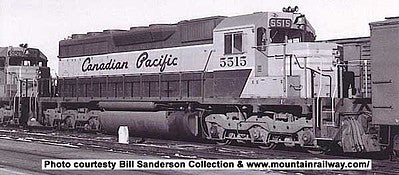 Bowser 24931 HO Scale GMD SD40 - Standard DC - Executive Line -- Canadian Pacific 5515 (gray, maroon, Round Sand Filler, No Ditch Lights)