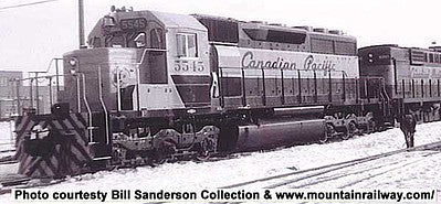 Bowser 24935 HO Scale GMD SD40 - Standard DC - Executive Line -- Canadian Pacific 5536 (gray, maroon, Square Sand Filler, No Ditch Lights)