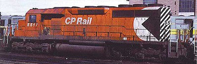 Bowser 24942 HO Scale GMD SD40 - LokSound & DCC - Executive Line -- Canadian Pacific 5517 (Action Red, 5" Stripe, Large Multimark)