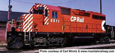 Bowser 24945 HO Scale GMD SD40 - LokSound & DCC - Executive Line -- Canadian Pacific 5511 (Experimental, red, 5" Face Stripe, Small Multimark)