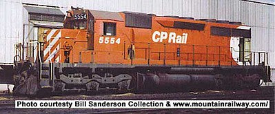 Bowser 24947 HO Scale GMD SD40 - Standard DC - Executive Line -- Canadian Pacific 5533 (Action Red, 8" Stripe, Large Multimark, Ditch Lights