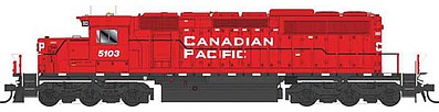 Bowser 25051 HO Scale GMD SD40-3 Rebuild - LokSound & DCC - Executive Line -- Canadian Pacific 5103 (red, Block Lettering)