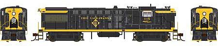Bowser 25095 HO Scale Baldwin AS16 - Standard DC - Executive Line -- Erie Lackawanna 1115 (black, yellow, Centered Logo)