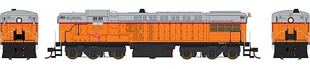 Bowser 25104 HO Scale Baldwin AS616 - LokSound and DCC - Executive Line -- Milwaukee Road 2101 (As-Delivered, orange, gray, maroon)