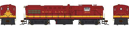 Bowser 25117 HO Scale Baldwin DRS-4-4-1500 - LokSound and DCC - Executive Line -- SOO 360 (maroon, yellow)