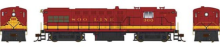 Bowser 25118 HO Scale Baldwin DRS-4-4-1500 - LokSound and DCC - Executive Line -- SOO 362 (maroon, yellow)