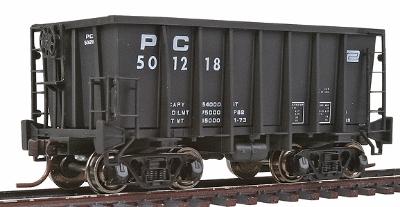 Bowser 25159 HO Scale GE U25B Phase IV - Standard DC -- Penn Central 2568 (black, white, Large Logo)