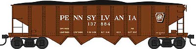 Bowser 38047 N Scale PRR Class H21a 4-Bay Hopper - Ready to Run -- Pennsylvania Railroad 137945 (Tuscan, Shadow Keystone)