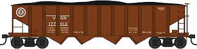 Bowser 38052 N Scale PRR Class H21a 4-Bay Hopper - Ready to Run -- Virginian 177239 (Leased from PRR, Tuscan)