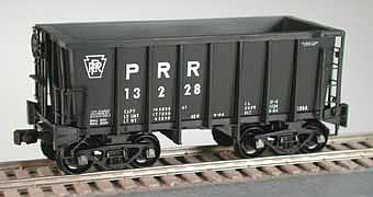 Bowser 41984 HO Scale Class G-39a 70-Ton Ore Jenny with Friction-Bearing Trucks - Ready to Run -- Pennsylvania Railroad 13304 (black, Large PRR)