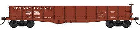 Bowser 42687 HO Scale GS 40' Gondola - Ready to Run -- Pennsylvania Railroad 302577 (Tuscan, Built 6-06)
