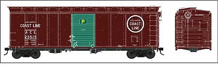 Bowser 42695 HO Scale 40' Single-Door Boxcar - Ready to Run -- Atlantic Coast Line 23542 (1964, Boxcar Red, Built 6-49, Phosphate Service)