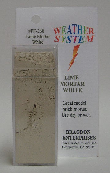 Bragdon Enterprises 268 2oz Lime Mortar White Weathering Powder