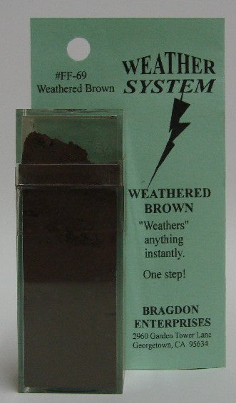 Bragdon Enterprises 69 2oz Weathered Brown Weathering Powder