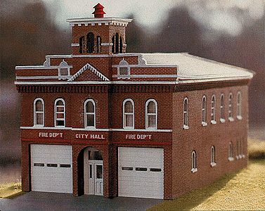 Branchline Trains 200 HO Scale Hermann Firehouse - Laser-Art -- Kit
