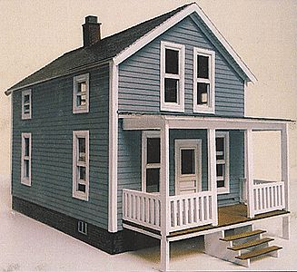 Branchline Trains 425 O Scale Laser-Art The Finley House - Laser-Art -- Laser-Cut Wood Kit