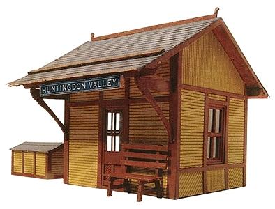 Branchline Trains 462 O Scale Flag Stop Station - Laser-Art -- Kit