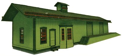 Branchline Trains 467 O Scale Munn's Station - Laser-Art -- Kit
