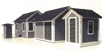 Branchline Trains 471 O Scale Shed Pack - Laser-Art -- Laser-Cut Wood Kit