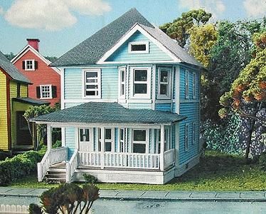 Branchline Trains 522 S Scale Laser Art Structure Kits - Catalog Homes -- The Whitehall Catalog House