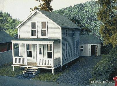 Branchline Trains 525 S Scale Laser Art Structure Kits - Catalog Homes -- The Finley House