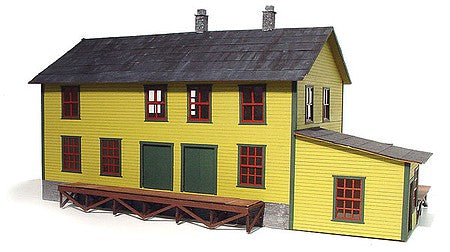 Branchline Trains 580 S Scale Laser Art Structure Kits - Trackside Structures -- Creamery
