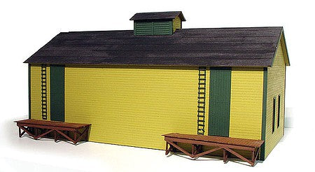 Branchline Trains 581 S Scale Laser Art Structure Kits - Trackside Structures -- Ice House