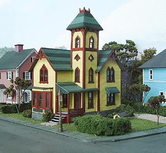Branchline Trains 601 HO Scale Tower House - Laser-Art -- Kit