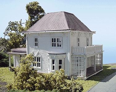 Branchline Trains 602 HO Scale Dwight Eisenhower Boyhood Home - Laser-Art -- Kit