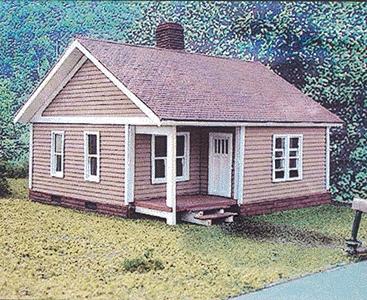 Branchline Trains 619 HO Scale The Thelma House - Laser-Art -- Kit - 6 x 6 x 5-1/2"