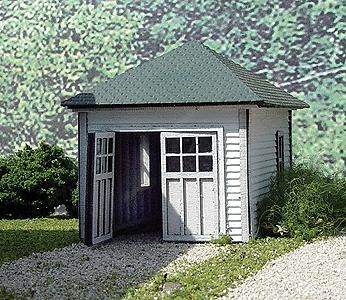 Branchline Trains 630 HO Scale Buick Garage - Laser-Art -- Kit