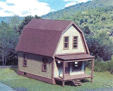 Branchline Trains 639 HO Scale Laser Art Structure Kits - Catalog Homes -- Tucson House